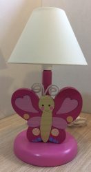 Pillangó  éjjeli lámpa, pink